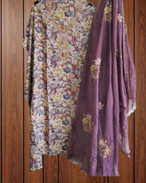 Elegant Cotton Suit with Kashmiri Embroidery & Muslin Dupatta
